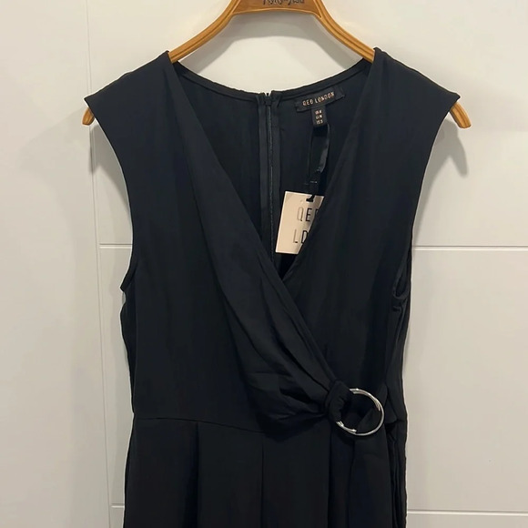 🇺🇸 Qed London  black romper NWT size small - Picture 6 of 12